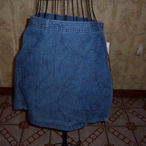 Girl's Denim Skort